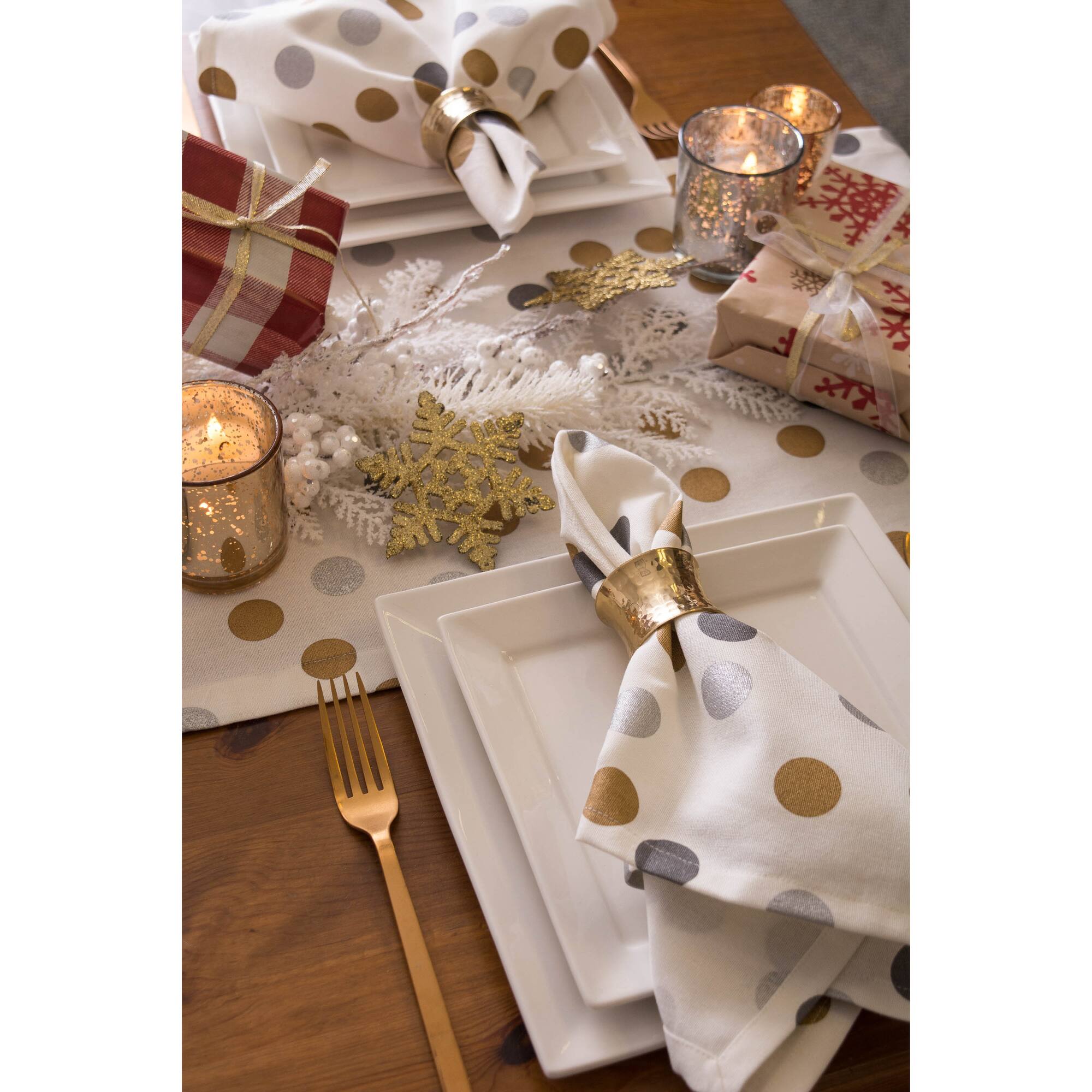 DII® Hammered Gold Napkin Rings, 12ct.